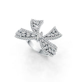 Sterling Silver Semi Mount Ring Setting Marquise MQ 6X3mm Ribbon Bow Theme DHJ