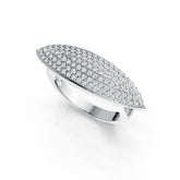 Sterling Silver Semi Mount Ring Setting Round RD 1.1mm DHJ