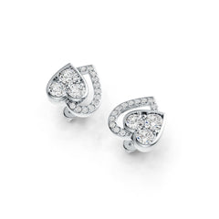 Sterling Silver Semi Mount Earrings Setting Round RD 5x5mm DHJ