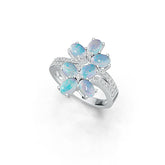 Sterling Silver Semi Mount Ring Setting Oval OV 6X4mm DHJ