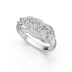 Sterling Silver Semi Mount Ring Setting Oval OV 5X4mm DHJ