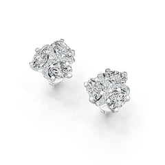 Sterling Silver Semi Mount Earrings Setting Oval OV 6X4mm DHJ