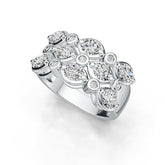 Sterling Silver Semi Mount Ring Setting Oval OV 4X3mm DHJ