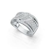 Sterling Silver Semi Mount Ring Setting Round RD 2x2mm DHJ