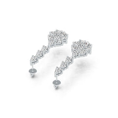 Sterling Silver Semi Mount Earrings Setting Pear PE 4X3mm DHJ
