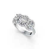 Sterling Silver Semi Mount Ring Setting Oval OV 7X5mm OV 6X4mm DHJ