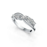 Sterling Silver Semi Mount Ring Setting Oval OV 5X3mm DHJ
