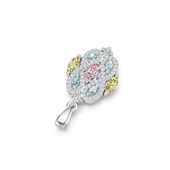 Sterling Silver Semi Mount Pendant Setting Oval OV 6X4mm DHJ
