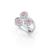 Sterling Silver Semi Mount Ring Setting Round RD 4x4mm DHJ