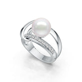 Sterling Silver Semi Mount Ring Setting Round RD 9.5mm DHJ
