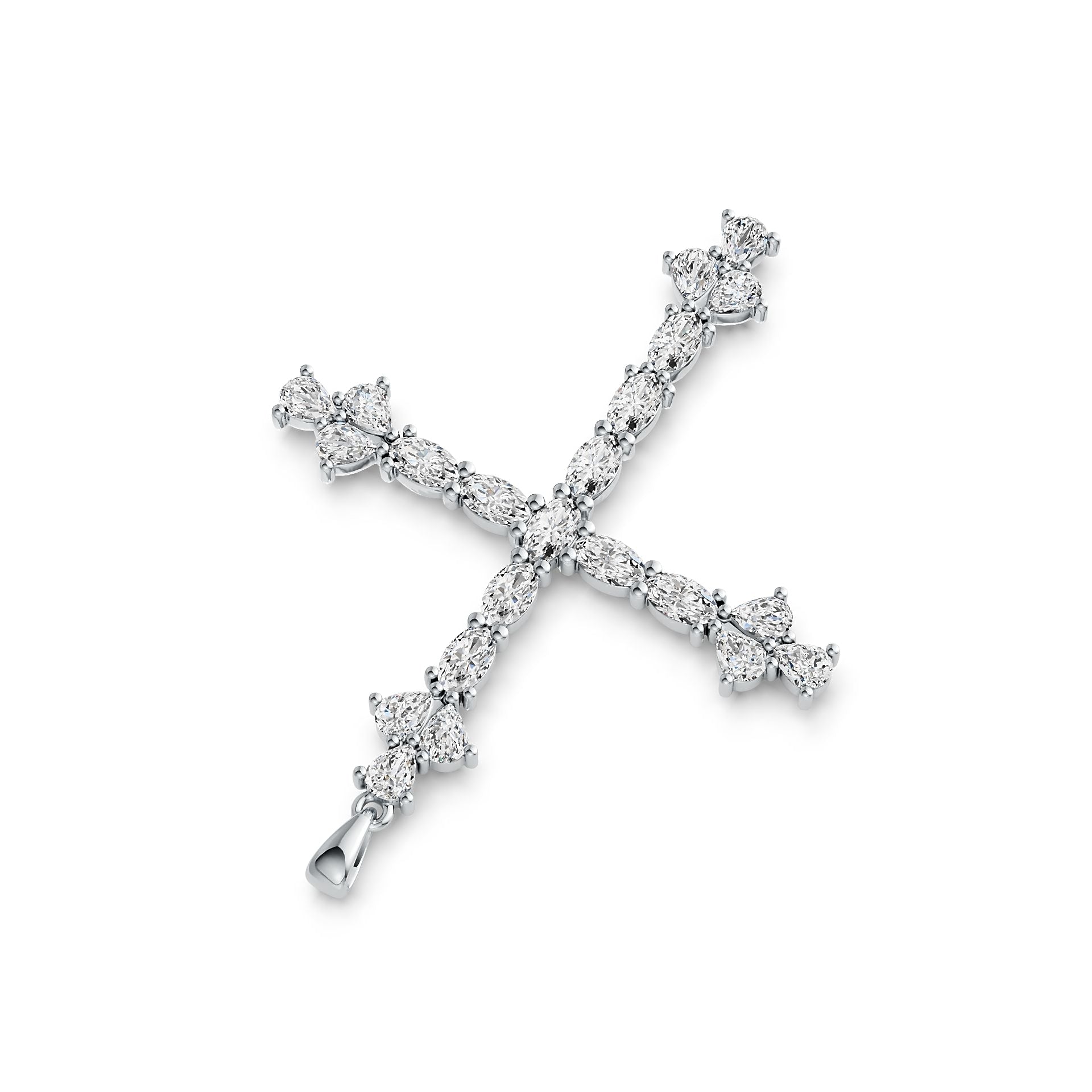 Sterling Silver Semi Mount Pendant Setting Oval OV 5x3mm PE 4x3mm DHJ