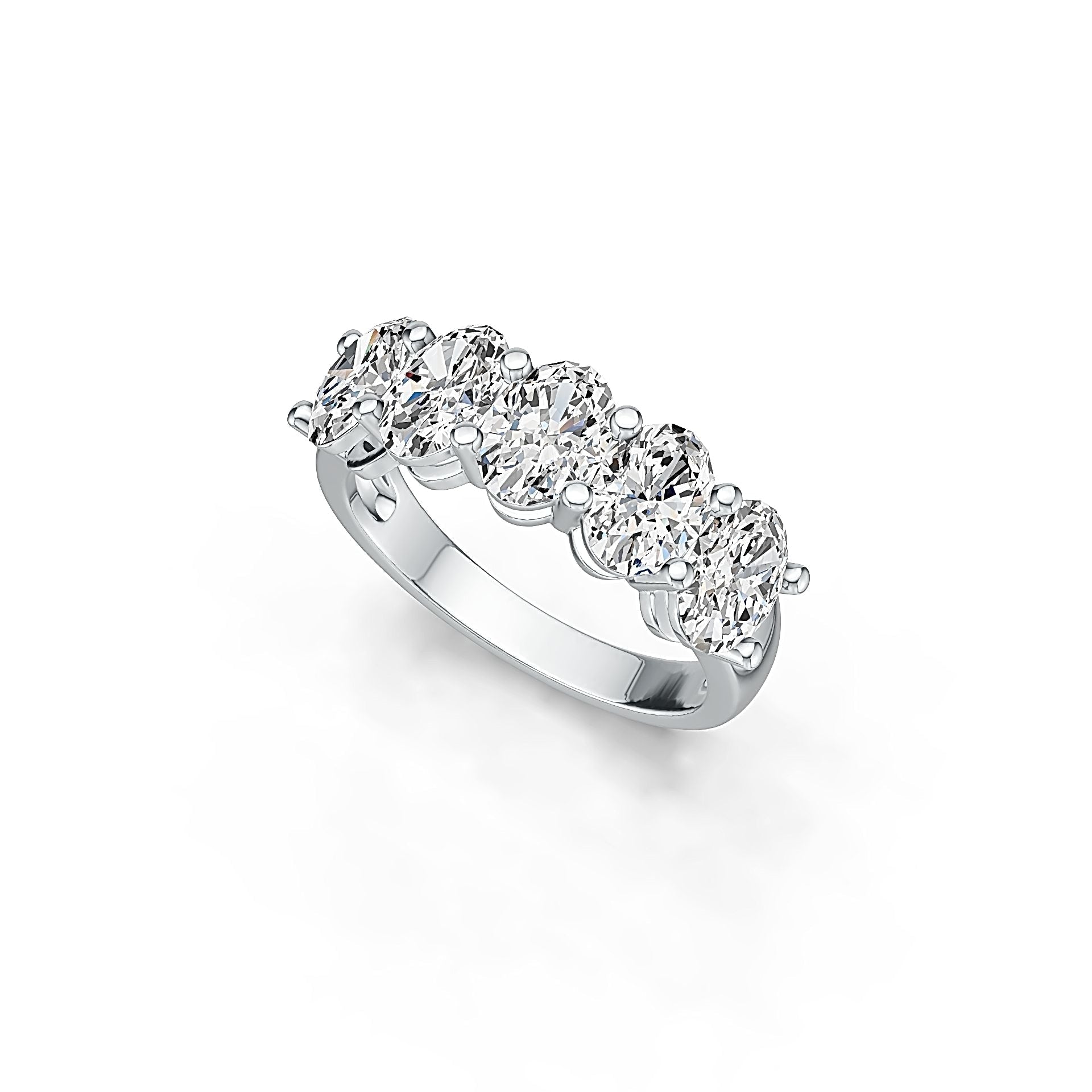 Sterling Silver Semi Mount Ring Setting Oval OV 7X5mm DHJ