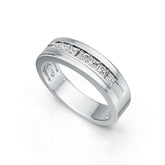 Sterling Silver Semi Mount Ring Setting Princess SQ 2.5mm DHJ