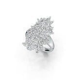 Sterling Silver Semi Mount Ring Setting Pear PE 5X3mm DHJ