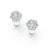 Sterling Silver Semi Mount Earrings Setting Round RD 5X5mm Syzjewelry