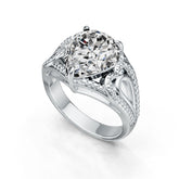 Sterling Silver Semi Mount Ring Setting Pear PE 12X10mm DHJ