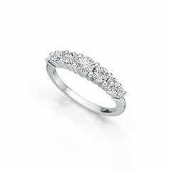 Sterling Silver Semi Mount Ring Setting Round RD 4x4mm DHJ