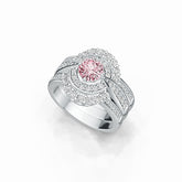 Sterling Silver Semi Mount Ring Setting Round RD 6x6mm DHJ