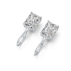 Sterling Silver Semi Mount Earrings Setting Emerald OCT 10X8mm DHJ