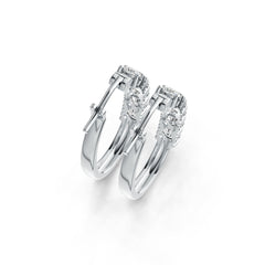 Sterling Silver Semi Mount Earrings Setting Oval OV 5X4mm DHJ