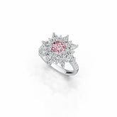 Sterling Silver Semi Mount Ring Setting Cushion CU 6x6mm PE 5x3mm Syzjewelry