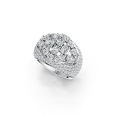 Sterling Silver Semi Mount Ring Setting Oval OV 4X3mm DHJ