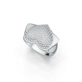 Sterling Silver Semi Mount Ring Setting Round RD 1.2x1.2mm DHJ