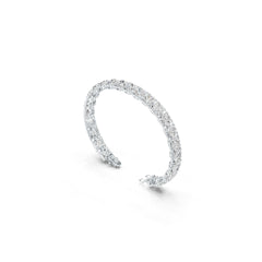 Sterling Silver Bracelet Semi Mount Setting Heart HT 8x8 Tennis Bracelet DHJ