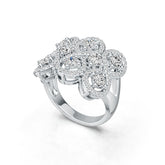 Sterling Silver Semi Mount Ring Setting Round RD 4x4mm DHJ