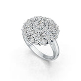 Sterling Silver Semi Mount Ring Setting Oval OV 6X4mm DHJ