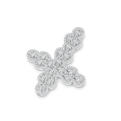 Sterling Silver Semi Mount Pendant Setting Pear PE 6x4mm DHJ