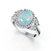 Sterling Silver Semi Mount Ring Setting Oval OV 10X8mm Cabochon - Syzjewelry