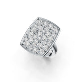 Sterling Silver Semi Mount Ring Setting Round RD 3.5mm DHJ