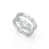 Sterling Silver Semi Mount Earrings Setting Oval OV 5X3mm Hoop - Syzjewelry