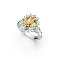 Sterling Silver Semi Mount Ring Setting Round RD Center主石mm DHJ