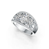 Sterling Silver Semi Mount Ring Setting Oval OV 9X7mm OV 6X4mm DHJ