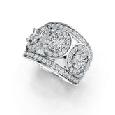 Sterling Silver Semi Mount Ring Setting Oval OV 7X5mm DHJ