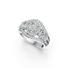 Sterling Silver Semi Mount Ring Setting Oval OV 7X5mm DHJ