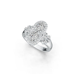 Sterling Silver Semi Mount Ring Setting Oval OV 7X5mm - Syzjewelry