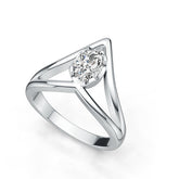 Sterling Silver Semi Mount Ring Setting Oval OV 7x5mm Syzjewelry