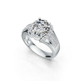 Sterling Silver Semi Mount Ring Setting Oval OV 10X8mm DHJ
