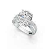 Sterling Silver Semi Mount Ring Setting Oval OV 14X12mm Syzjewelry