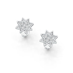 Sterling Silver Semi Mount Earrings Setting Round RD 1.5mm RD 1mm Syzjewelry