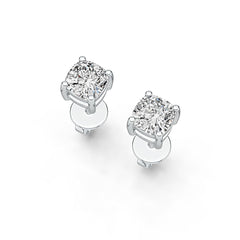 Sterling Silver Semi Mount Earrings Setting Round RD 5x5mm DHJ