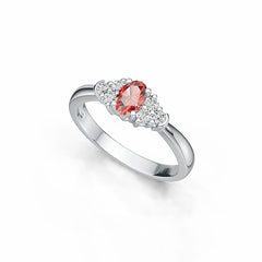 Sterling Silver Semi Mount Ring Setting Oval OV 6X4mm DHJ