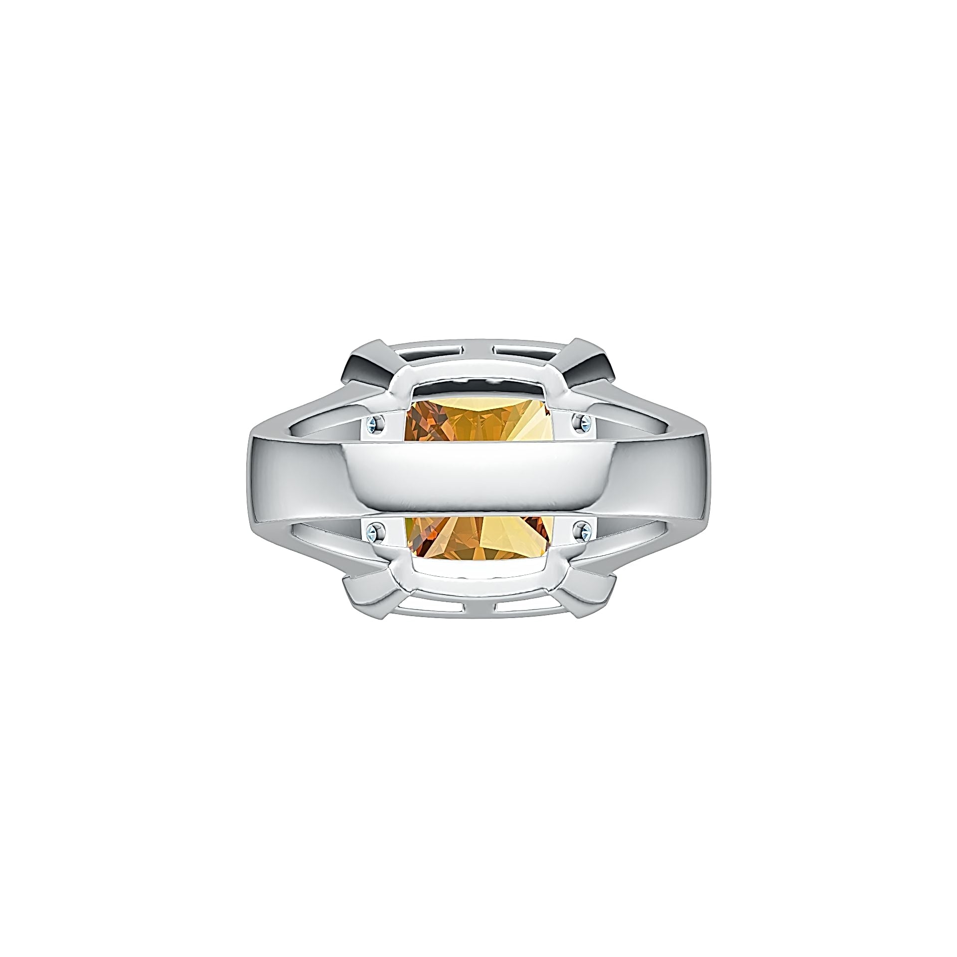 Sterling Silver Semi Mount Ring Setting Cushion CU 10x9mm Syzjewelry