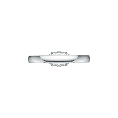 Sterling Silver Semi Mount Ring Setting Oval OV 6X4mm DHJ