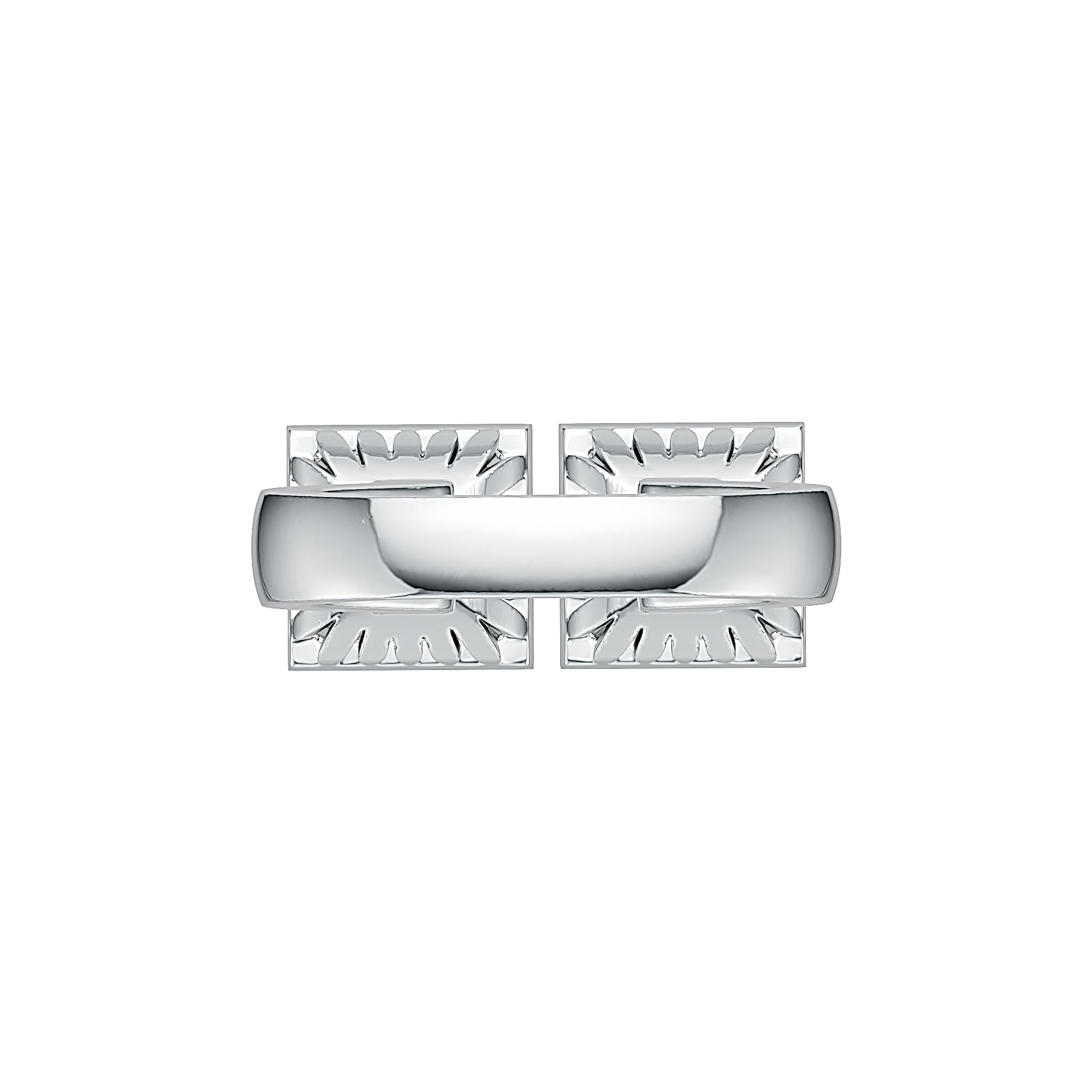 Sterling Silver Semi Mount Ring Setting Princess SQ 6x6mm Toi et Moi DHJ