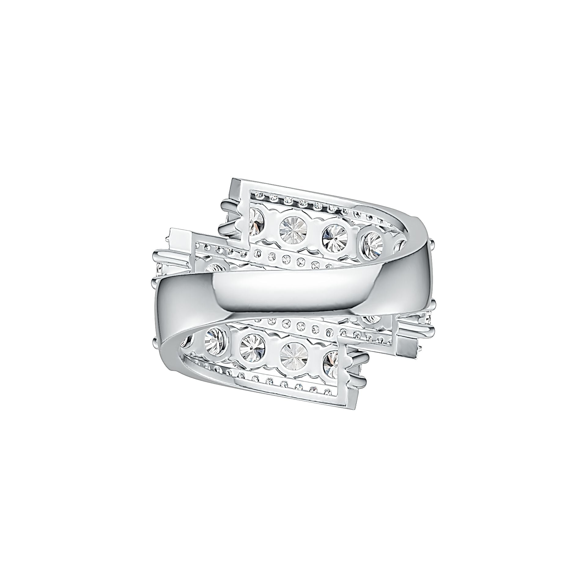 Sterling Silver Semi Mount Ring Setting Round RD 4x4mm DHJ