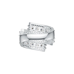 Sterling Silver Semi Mount Ring Setting Round RD 4x4mm DHJ